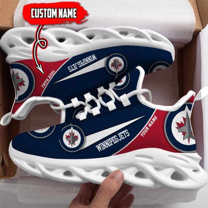 Winnipeg Jets Custom Name NHL New Max Soul Shoes