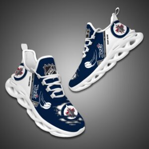 Winnipeg Jets Personalized NHL Max Soul Shoes Ver 2