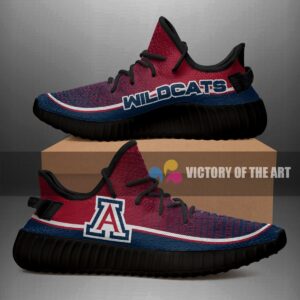 Words In Line Logo Arizona Wildcats Yeezy Shoes