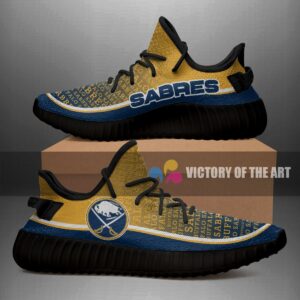 Words In Line Logo Buffalo Sabres Yeezy Shoes