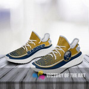 Words In Line Logo Buffalo Sabres Yeezy Shoes