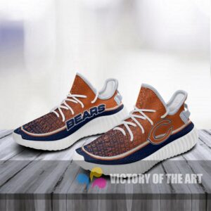 Words In Line Logo Chicago Bears Yeezy Shoes