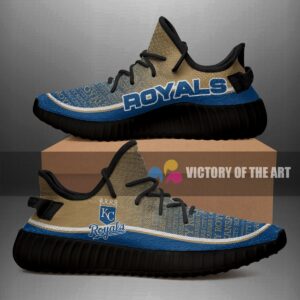 Words In Line Logo Kansas City Royals Yeezy Shoes