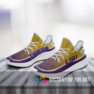 Words In Line Logo Lsu Tigers Yeezy Shoes