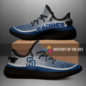 Words In Line Logo San Diego Padres Yeezy Shoes