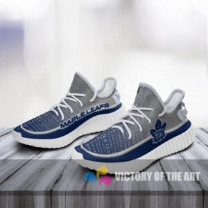 Words In Line Logo Toronto Maple Leafs Yeezy Shoes