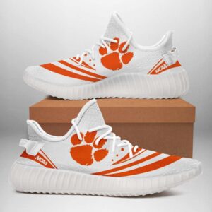Yeezy Shoes Ncaa Clemson Tigers Yeezy Boost Sneakers V2
